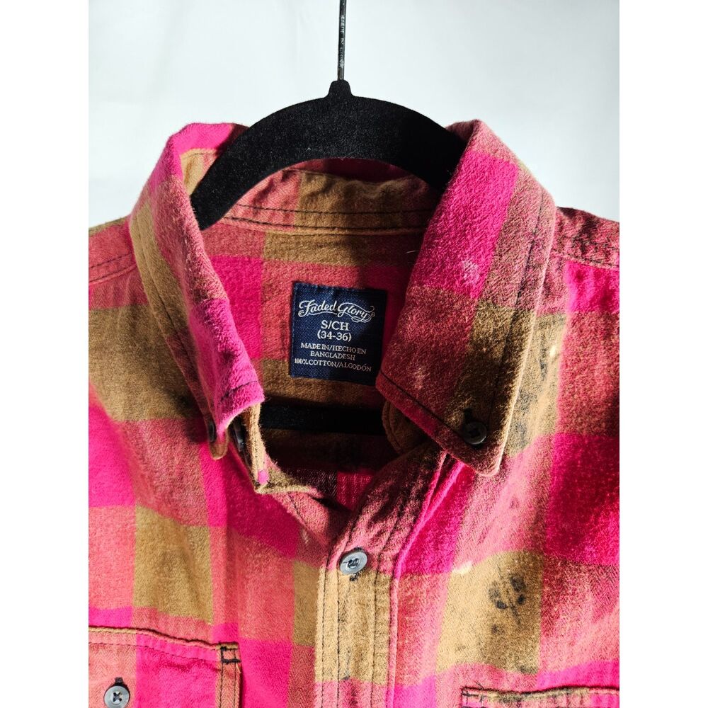 Bleached Flannel Button Down - Picture 3 of 3